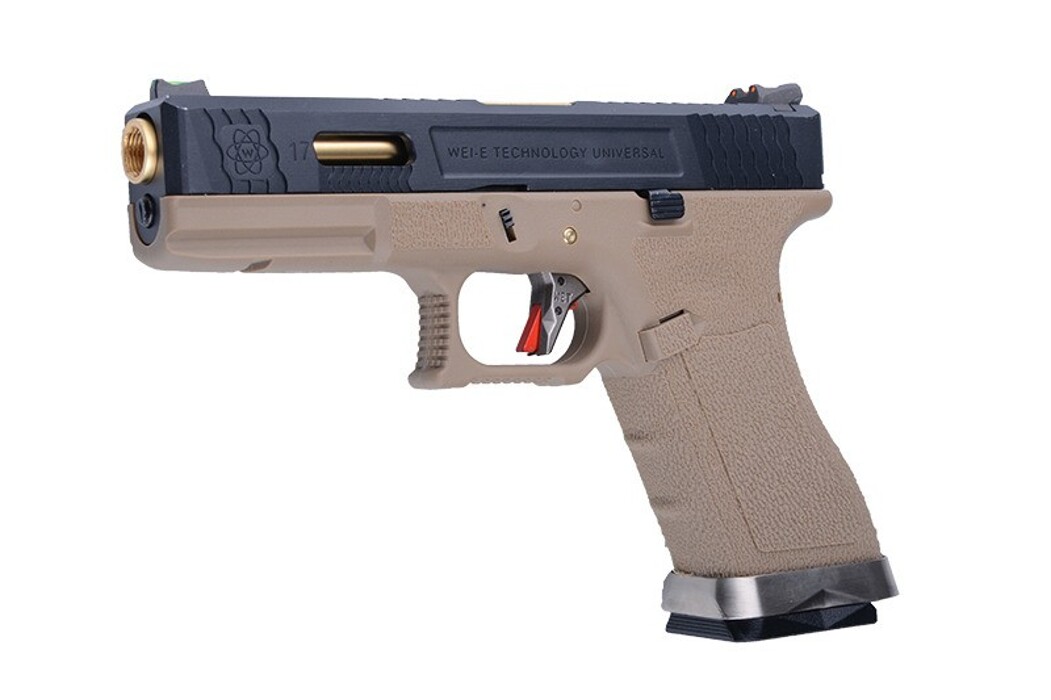 Пістолет Glock 17 Force pistol WE Metal Tan GBB фото 6
