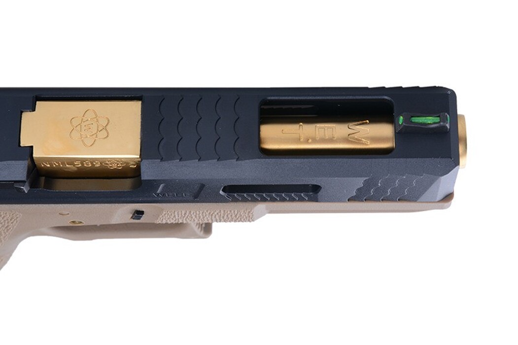 Пістолет Glock 17 Force pistol WE Metal Tan GBB фото 9