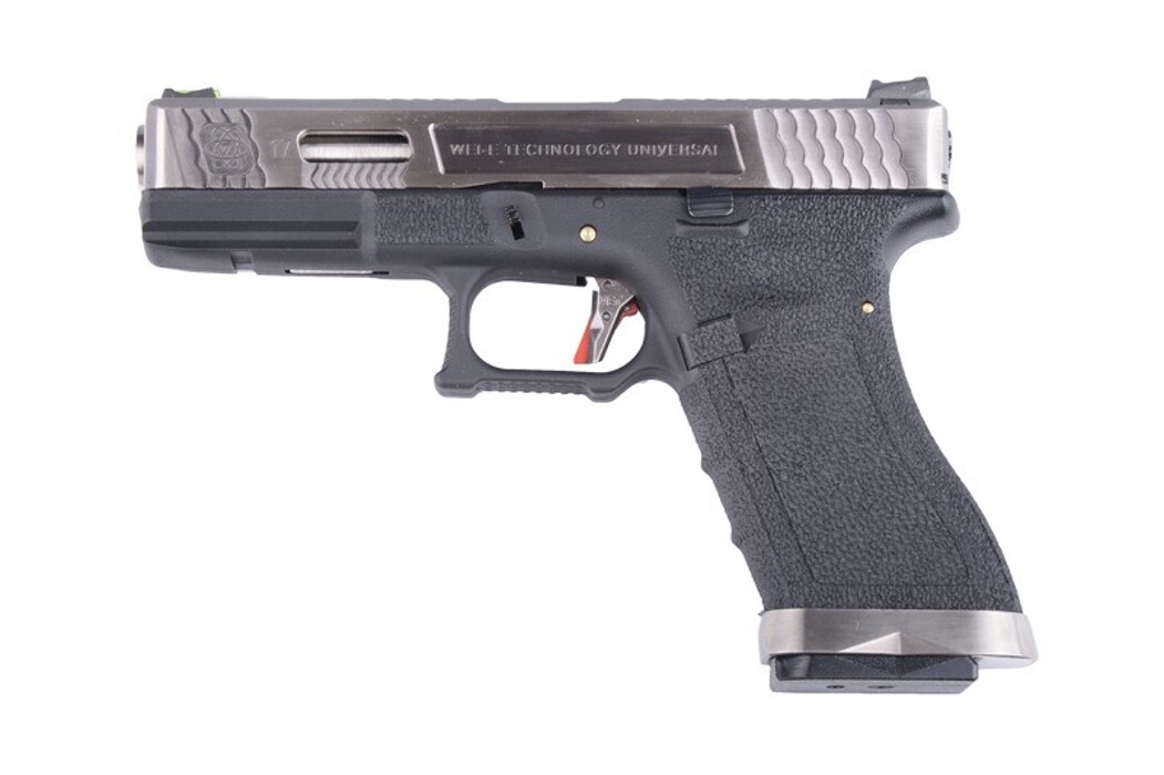 Пістолет Glock 17 Force Metal Blk-Silver GBB [WE] фото 1
