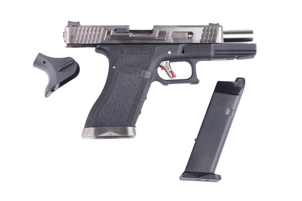 Пістолет Glock 17 Force Metal Blk-Silver GBB [WE] фото 12