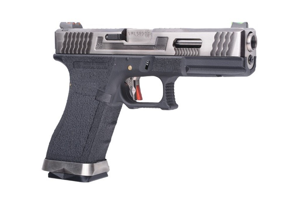 Пістолет Glock 17 Force Metal Blk-Silver GBB [WE] фото 5