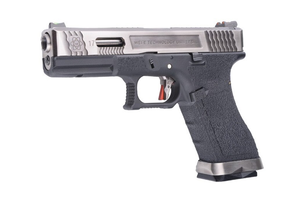 Пістолет Glock 17 Force Metal Blk-Silver GBB [WE] фото 6