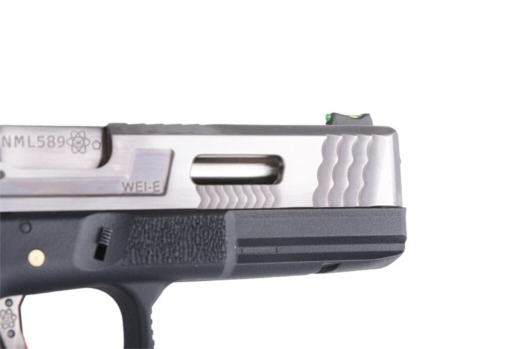 Пістолет Glock 17 Force Metal Blk-Silver GBB [WE] фото 8