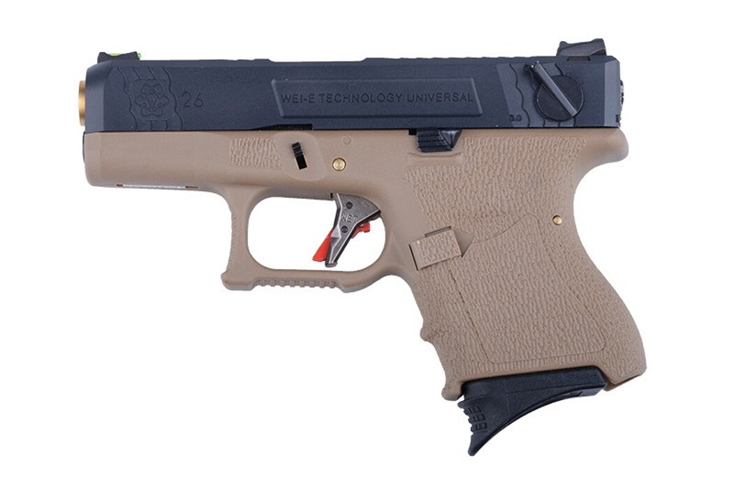 Пистолет Glock 26C Force GBB tan [WE] фото 1