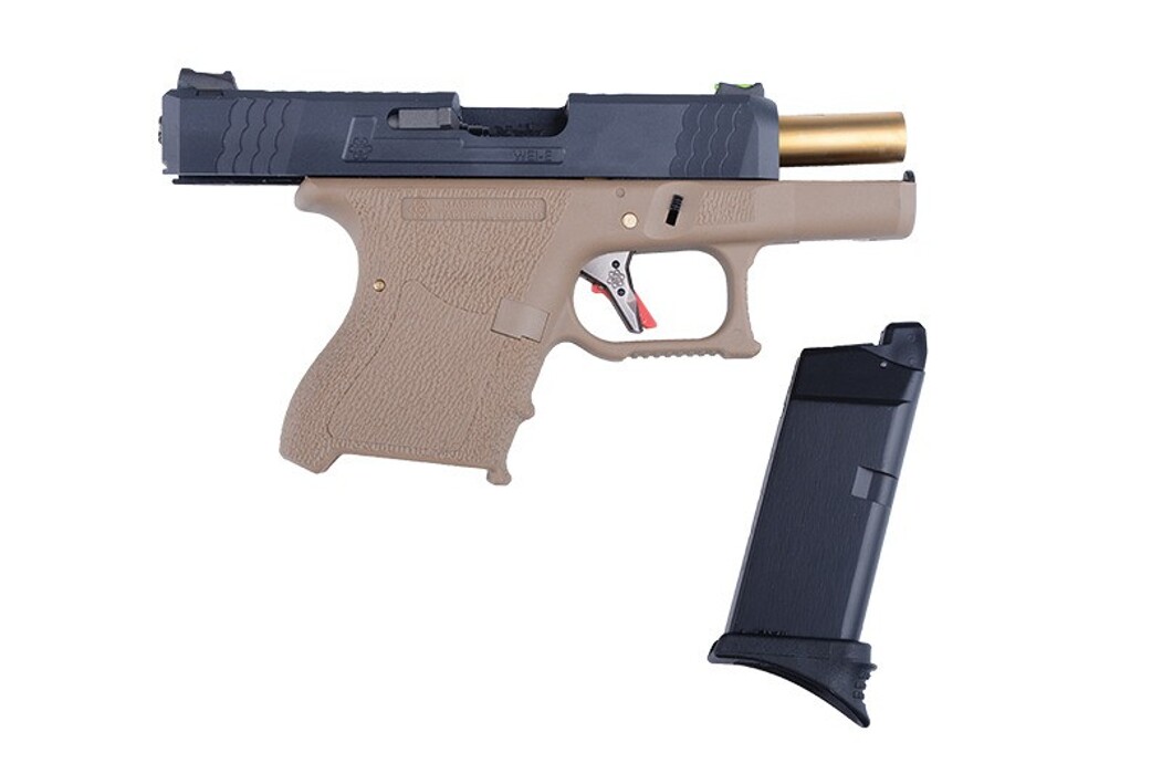 Пистолет Glock 26C Force GBB tan [WE] фото 3