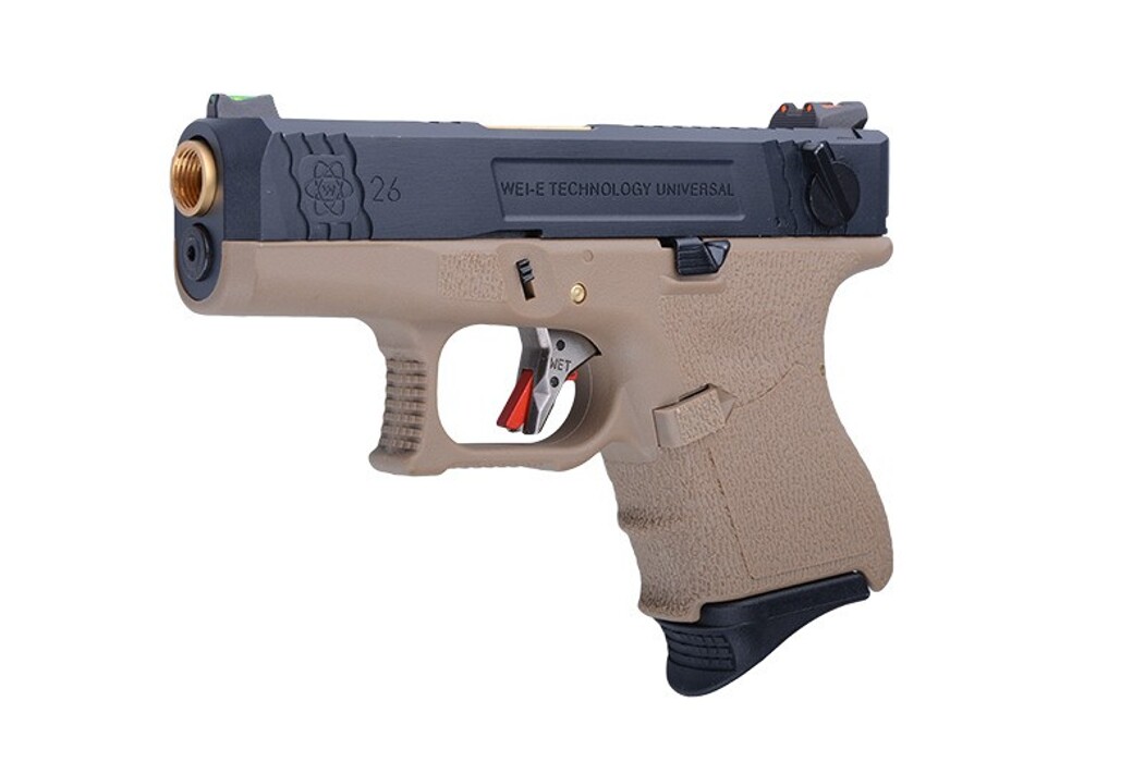 Пистолет Glock 26C Force GBB tan [WE] фото 6