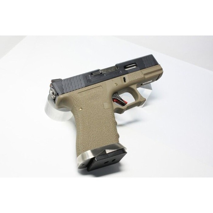 Пистолет Glock 19 Force pistol T2 WE Metal Black Green Gas фото 6