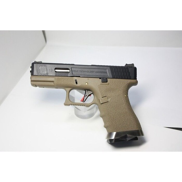 Пистолет Glock 19 Force pistol T2 WE Metal Black Green Gas фото 5