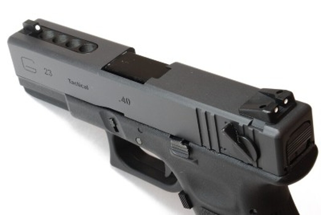Пистолет Glock 23 GEN.3 WE Metal Green Gas фото 7