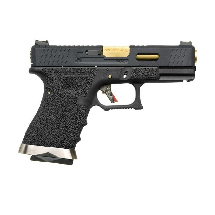 Пистолет Glock 19 Force pistol T1 WE Metal Black Green Gas фото 4
