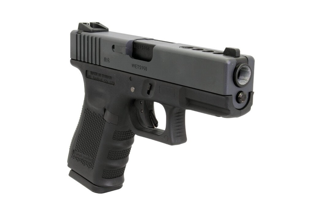 Пистолет Glock 23 GEN.4 WE Metal Green Gas фото 3