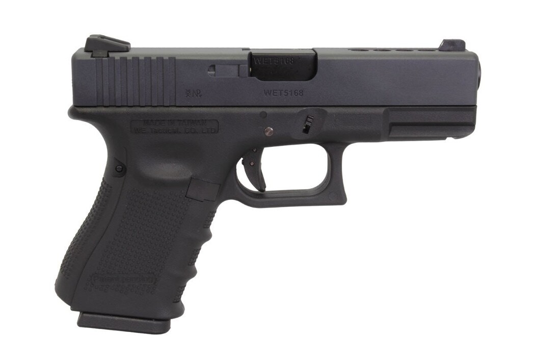 Пистолет Glock 23 GEN.4 WE Metal Green Gas фото 4