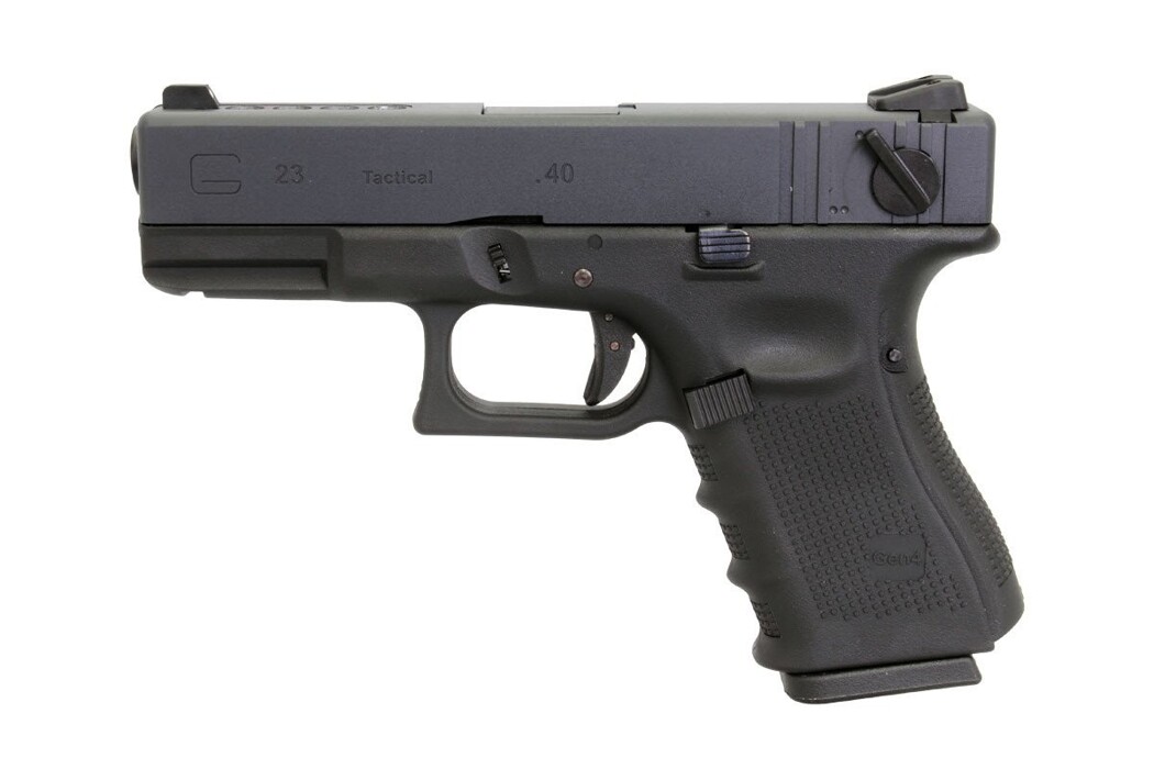 Пистолет Glock 23 GEN.4 WE Metal Green Gas фото 1