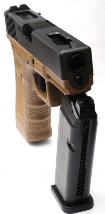 Пистолет Glock 18C Gen4. WE Metal Tan Green Gas фото 4