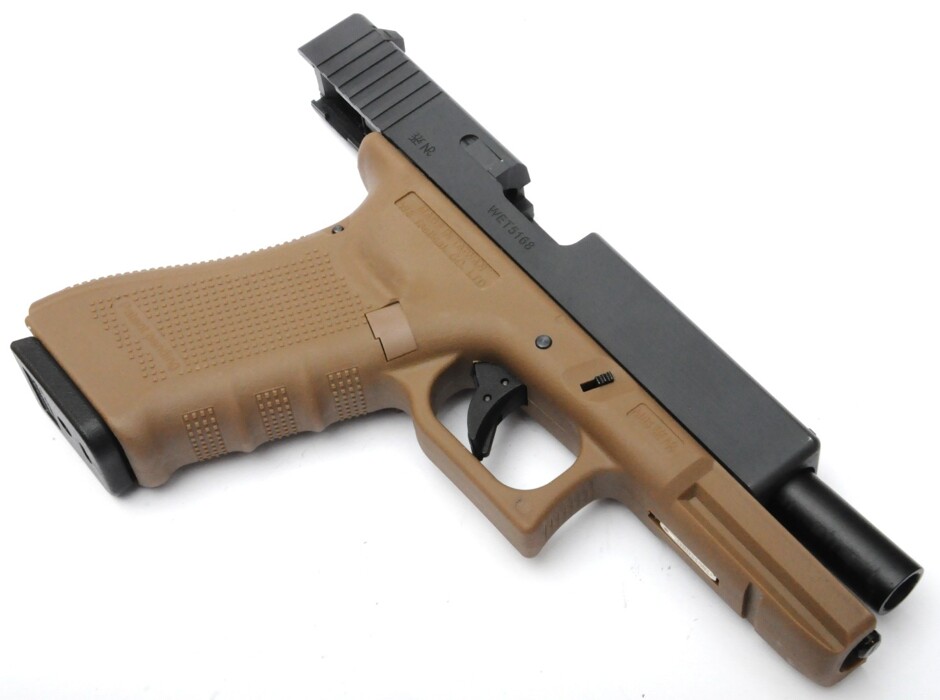 Пистолет Glock 18C Gen4. WE Metal Tan Green Gas фото 6