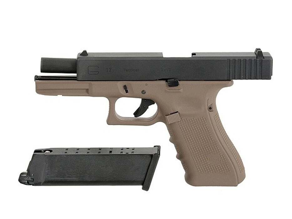 Пістолет Glock 17 Gen4. WE Metal Tan Green Gas фото 10