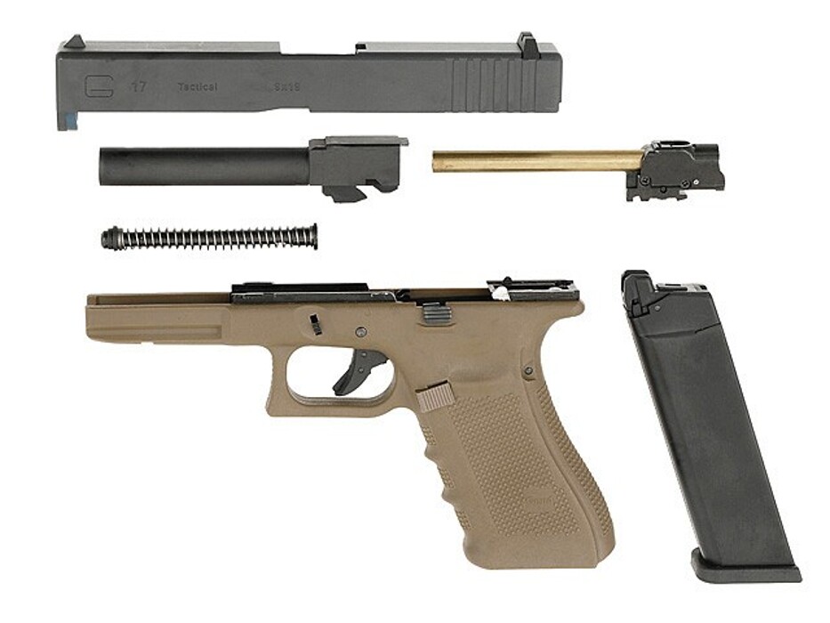 Пістолет Glock 17 Gen4. WE Metal Tan Green Gas фото 13