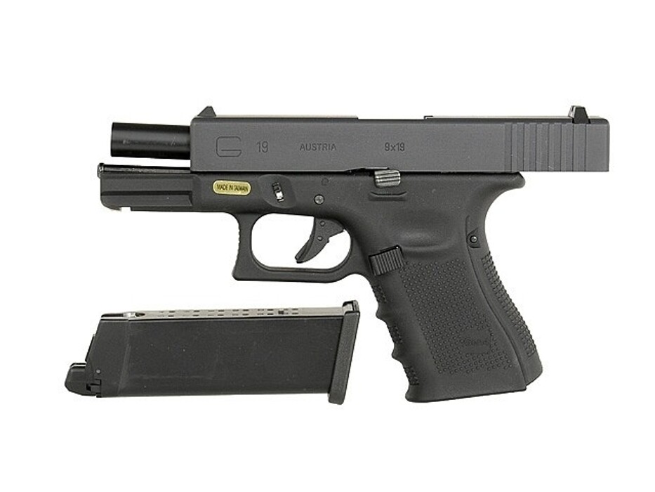 Пистолет Glock 19 Gen4. WE Metal Green Gas фото 11