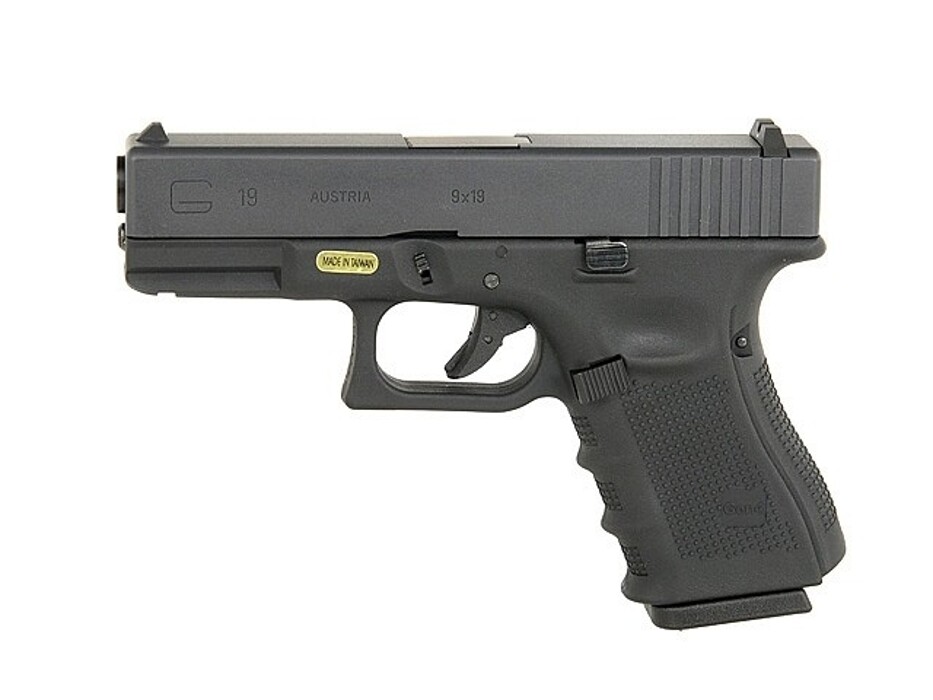 Пистолет Glock 19 Gen4. WE Metal Green Gas фото 1