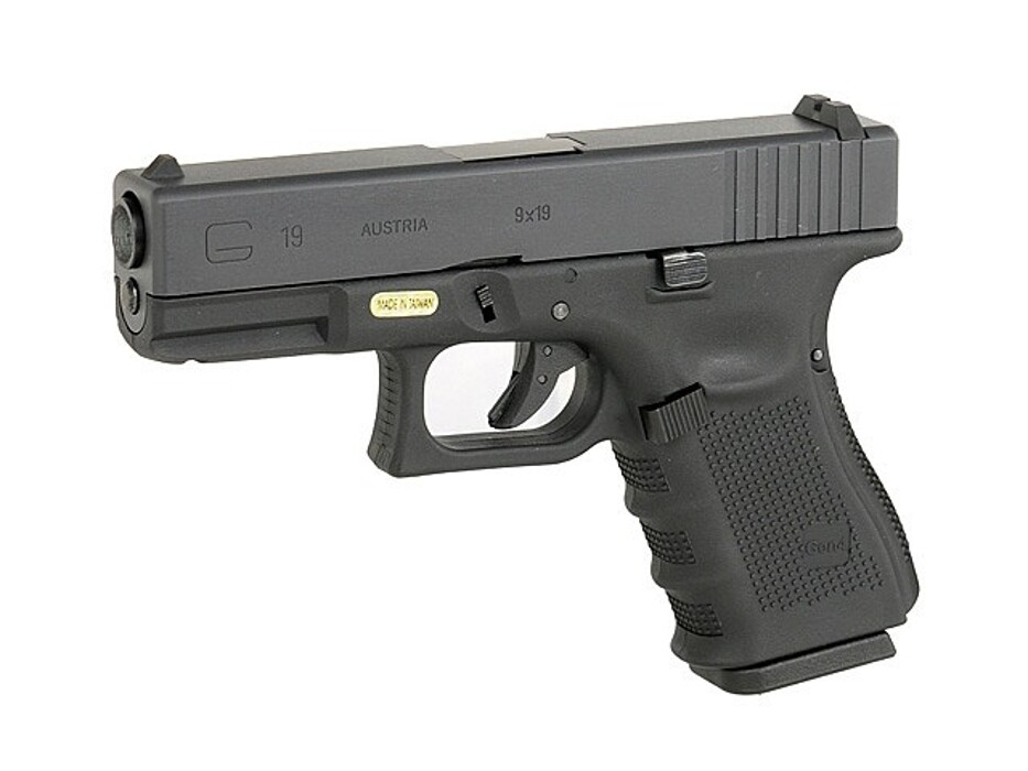 Пистолет Glock 19 Gen4. WE Metal Green Gas фото 2