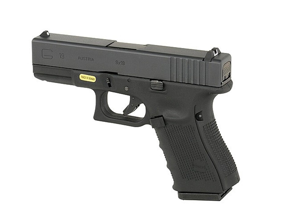 Пистолет Glock 19 Gen4. WE Metal Green Gas фото 3