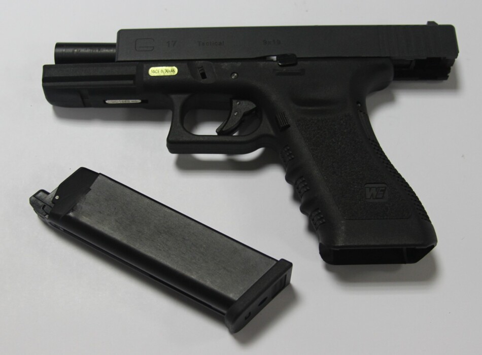 Пистолет Glock 17 Gen3. WE Metal Green Gas фото 14