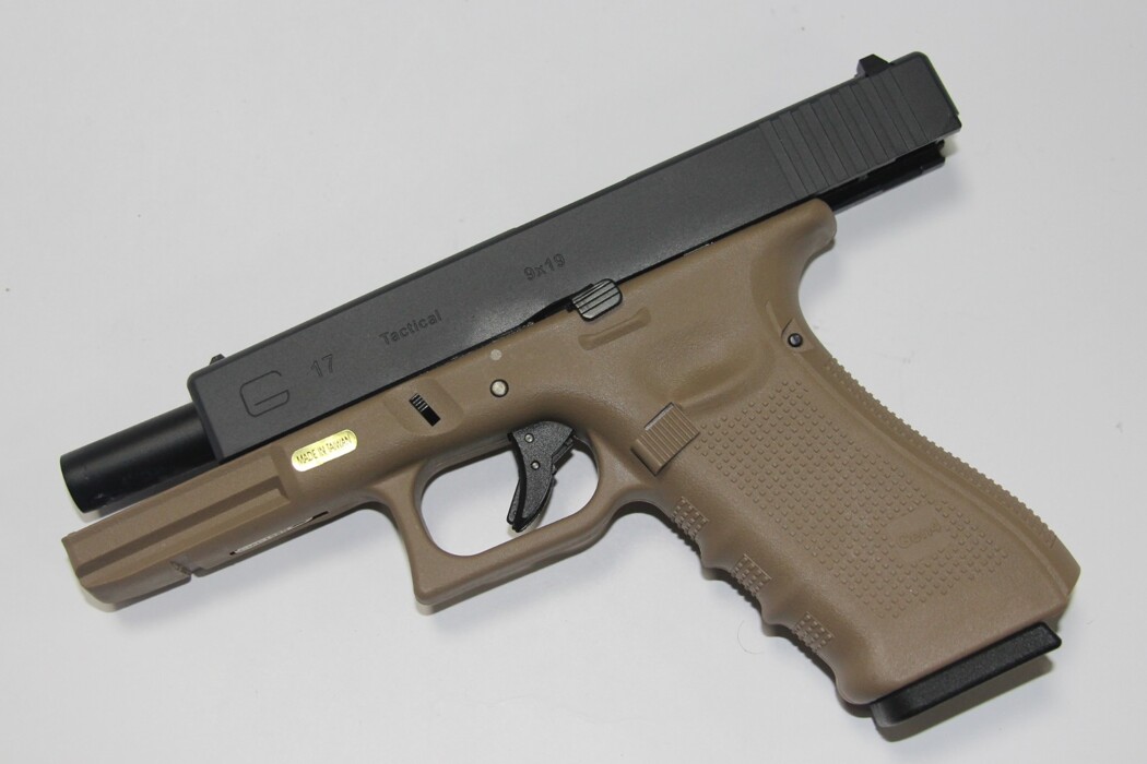 Пістолет Glock 17 Gen4. WE Metal Tan Green Gas фото 15