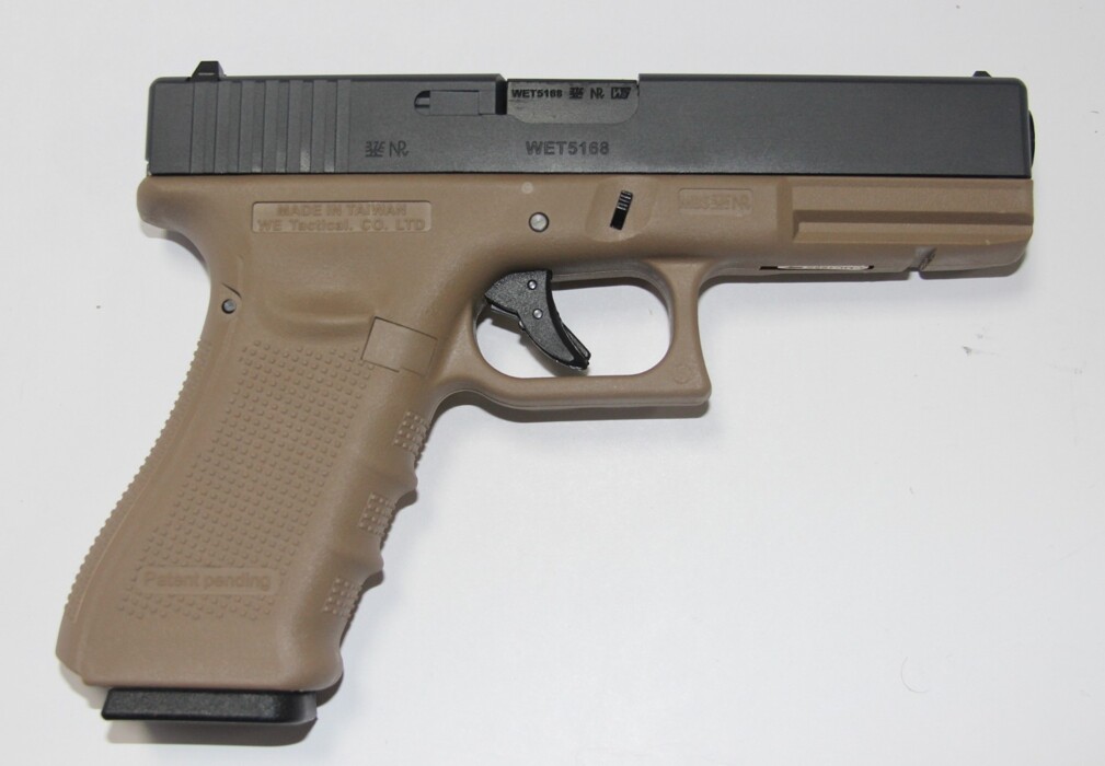 Пістолет Glock 17 Gen4. WE Metal Tan Green Gas фото 18