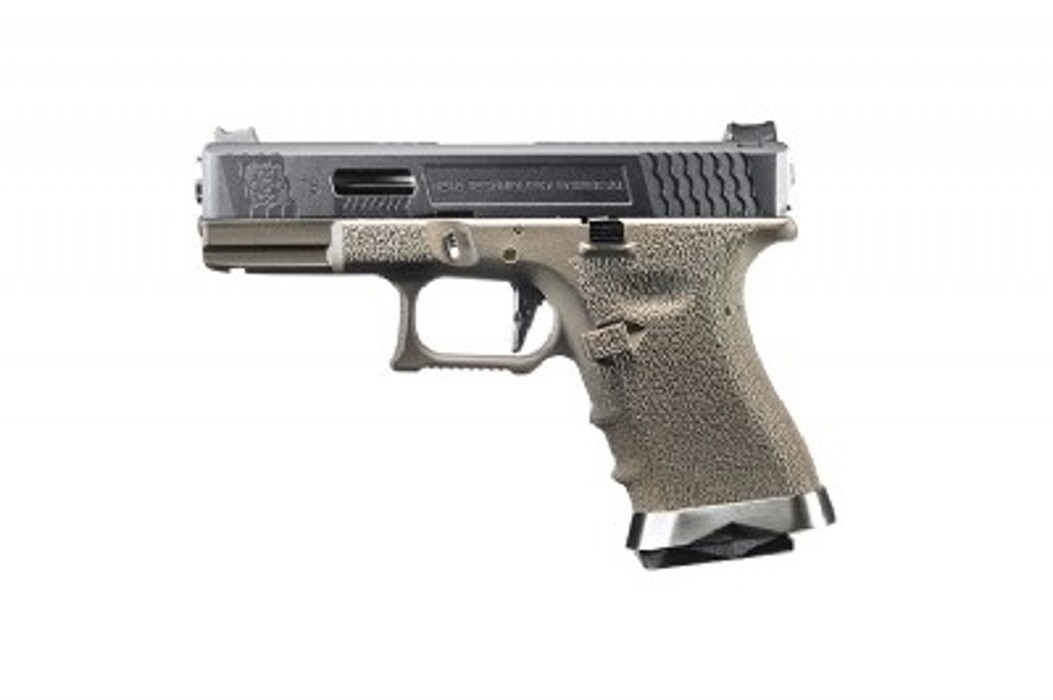 Пистолет Glock 19 Force pistol T2 WE Metal Black Green Gas фото 2