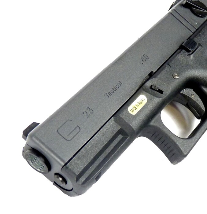 Пистолет Glock 23 GEN.4 WE Metal Green Gas фото 8