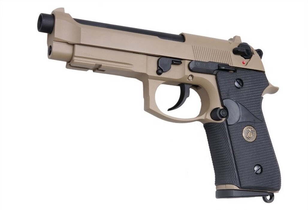 Пістолет Beretta M9A1 GBB Tan/Black Full Metal [WE] фото 2