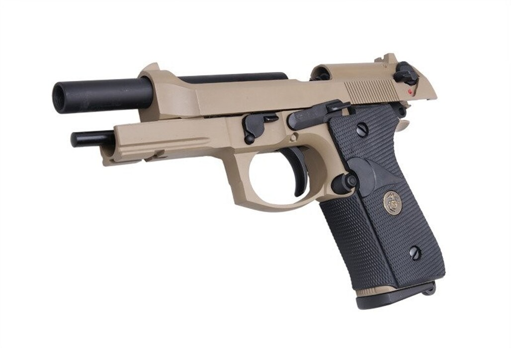 Пістолет Beretta M9A1 GBB Tan/Black Full Metal [WE] фото 5