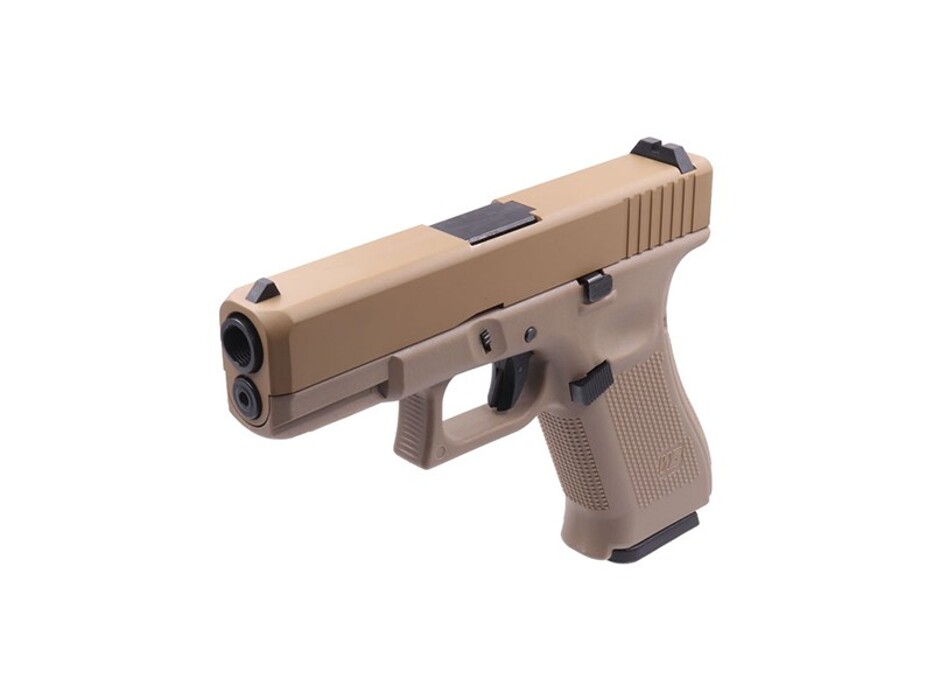 Пистолет Glock 19 Gen5. WE Metal Tan Green Gas фото 2