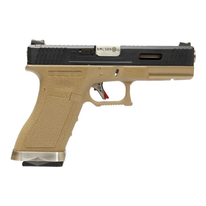 Пістолет Glock 18 Force T2 Metal Green Gas WE фото 4