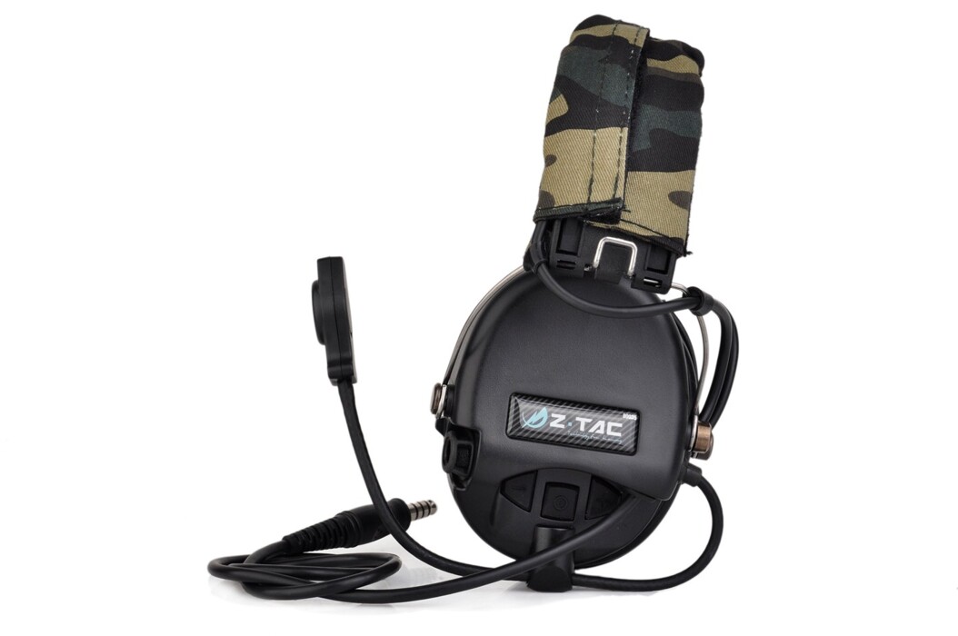 Тактичні навушники Military Peltor Tan Z-TAC Z111 Black фото 1