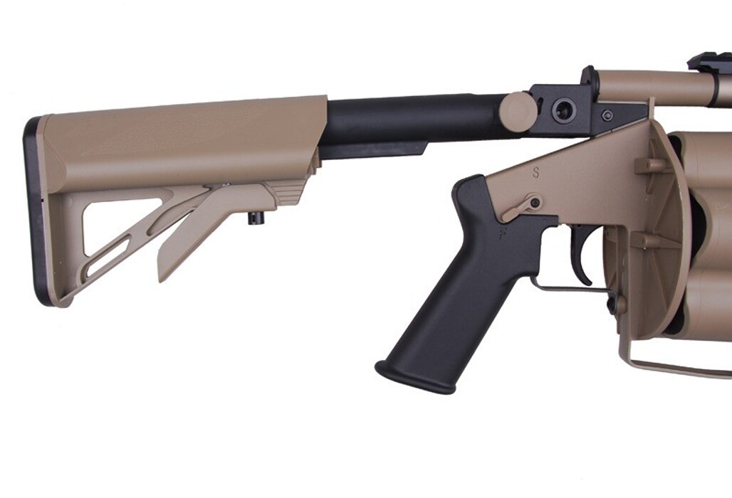 Гранатомет револьверний 40mm ICS-190 MGL Tan фото 6