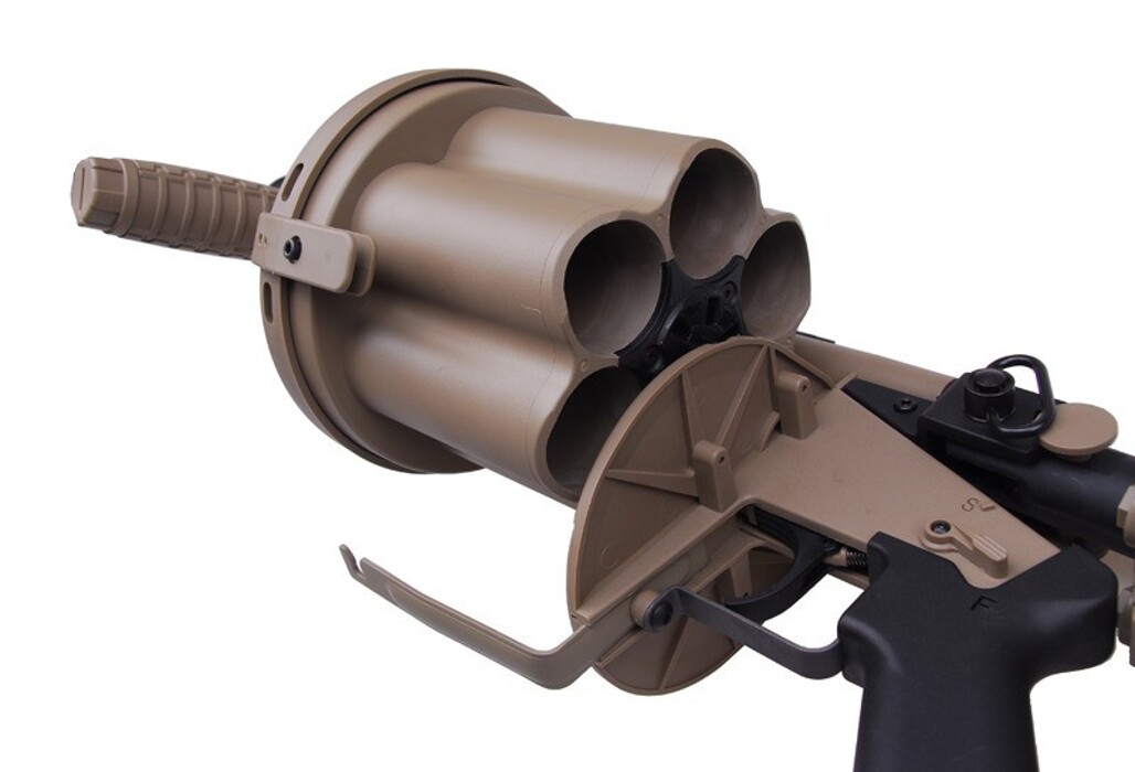Гранатомет револьверний 40mm ICS-190 MGL Tan фото 10