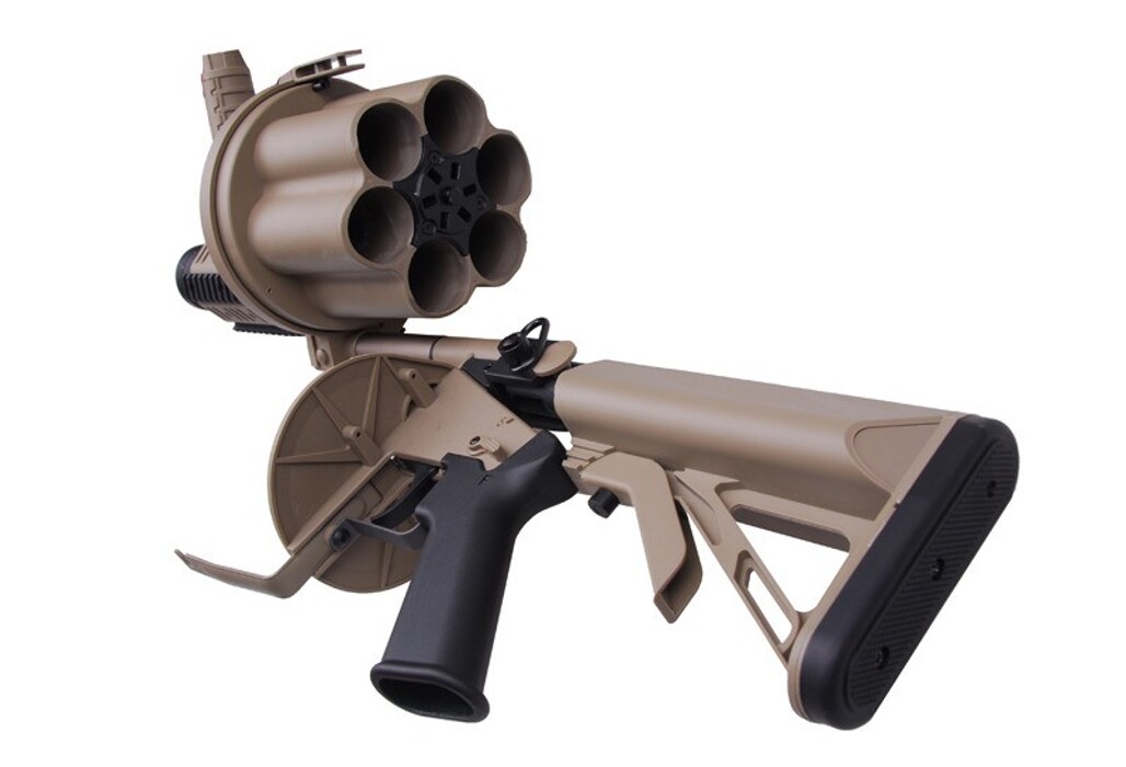 Гранатомет револьверний 40mm ICS-190 MGL Tan фото 9