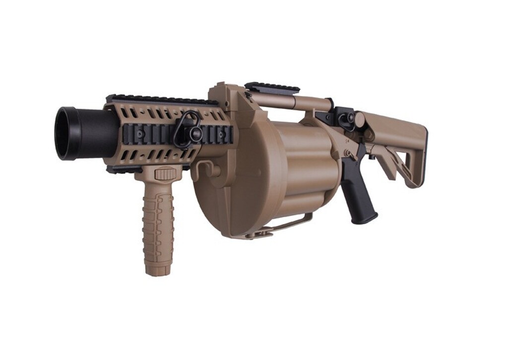 Гранатомет револьверний 40mm ICS-190 MGL Tan фото 3
