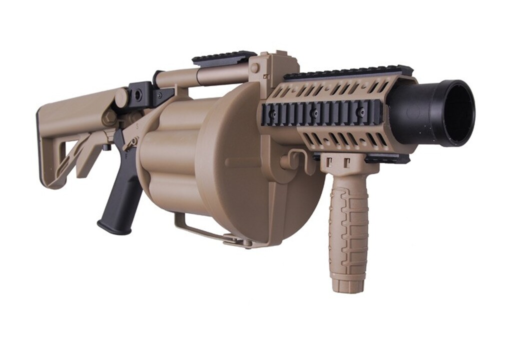 Гранатомет револьверний 40mm ICS-190 MGL Tan фото 4