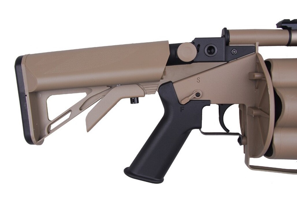Гранатомет револьверний 40mm ICS-190 MGL Tan фото 7
