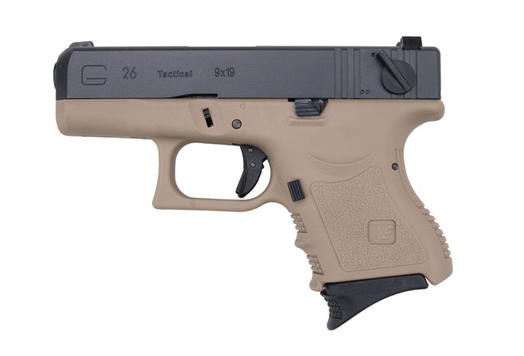 Пистолет Glock 26C Gen3 GBB TAN [WE] фото 1