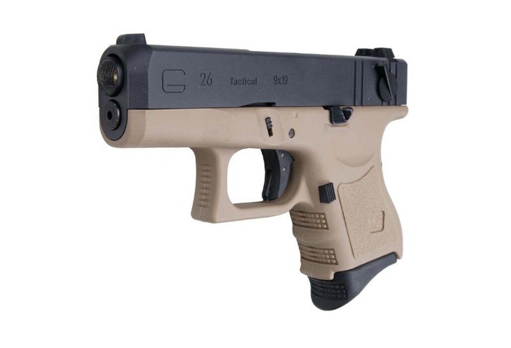 Пистолет Glock 26C Gen3 GBB TAN [WE] фото 3