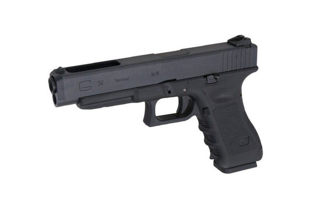 Пистолет Glock 34 GEN.3 WE Metal Green Gas фото 3