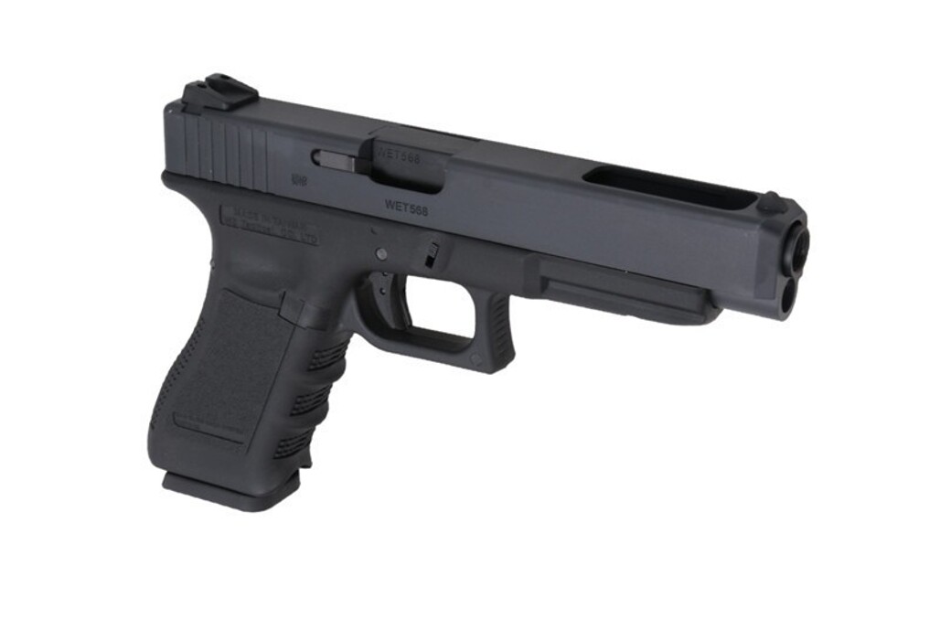 Пистолет Glock 34 GEN.3 WE Metal Green Gas фото 4
