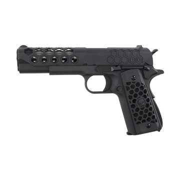 Пистолет COLT 1911 Hex Cut V.3 black [WE]