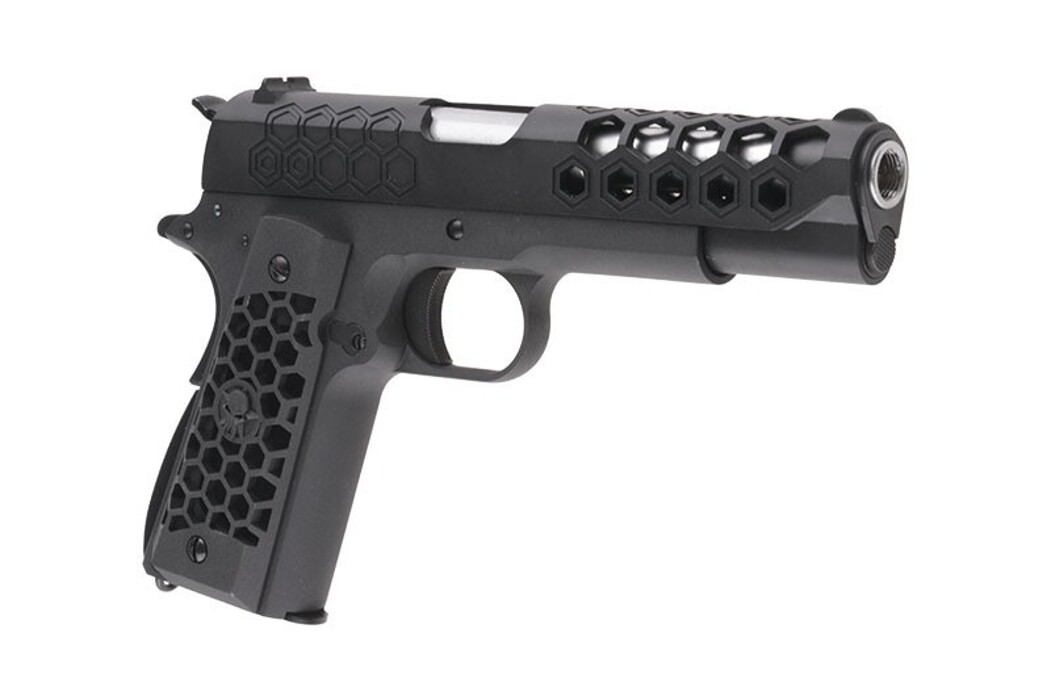 Пістолет COLT 1911 Hex Cut V.3 black [WE] фото 3