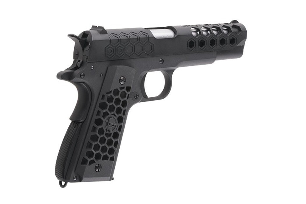 Пістолет COLT 1911 Hex Cut V.3 black [WE] фото 5