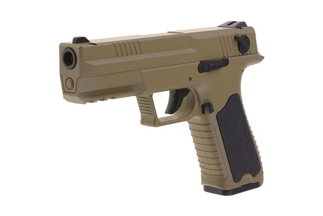 Пистолет ERGO-FA Cyma Plastic CM.127 AEP tan фото 2