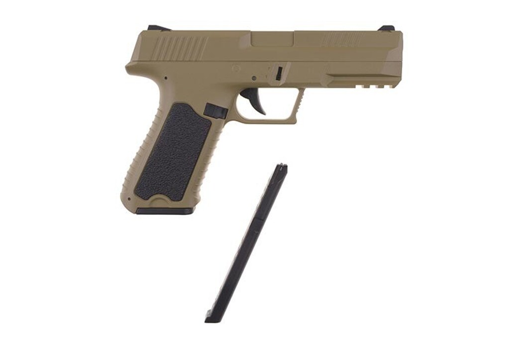 Пистолет ERGO-FA Cyma Plastic CM.127 AEP tan фото 7